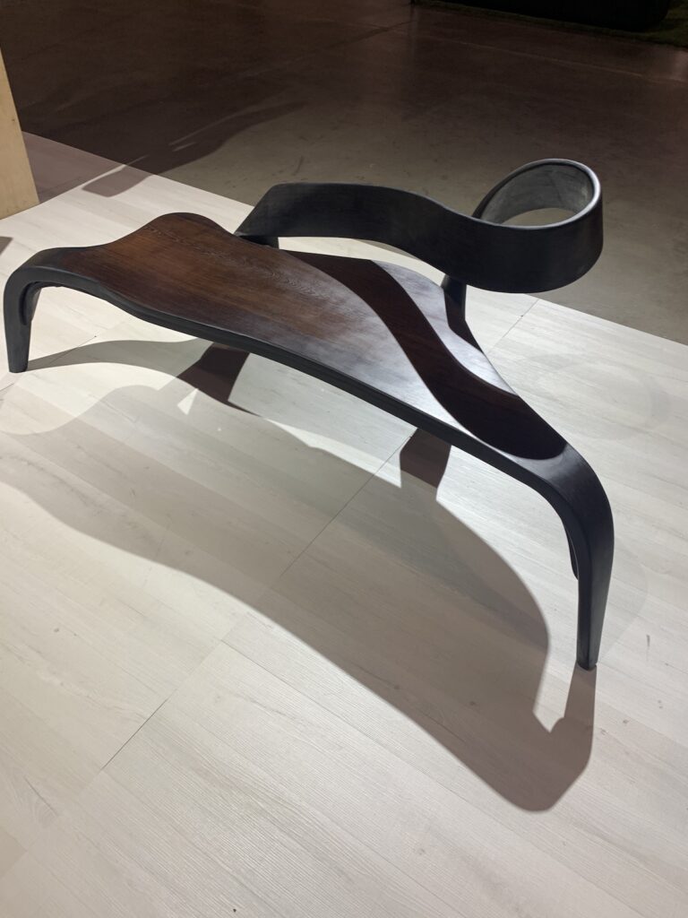 artistic funky shaped furniture bench
