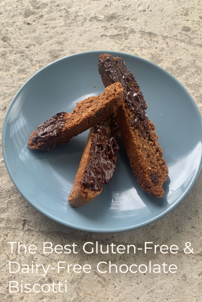 the best gluten-free and dairy-free chocolate biscotti recipe.