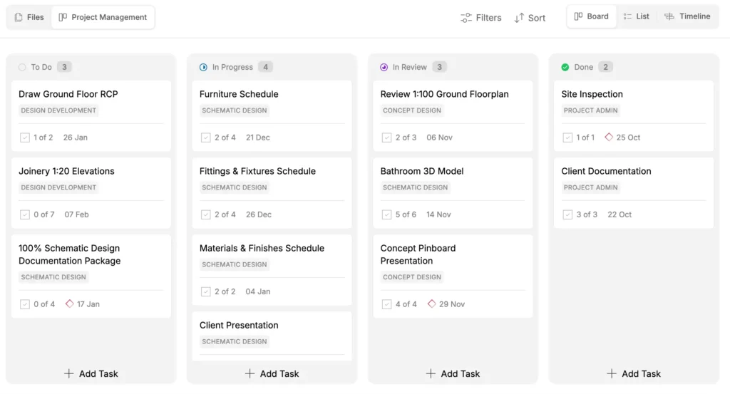Project Management Software For Interior Designers