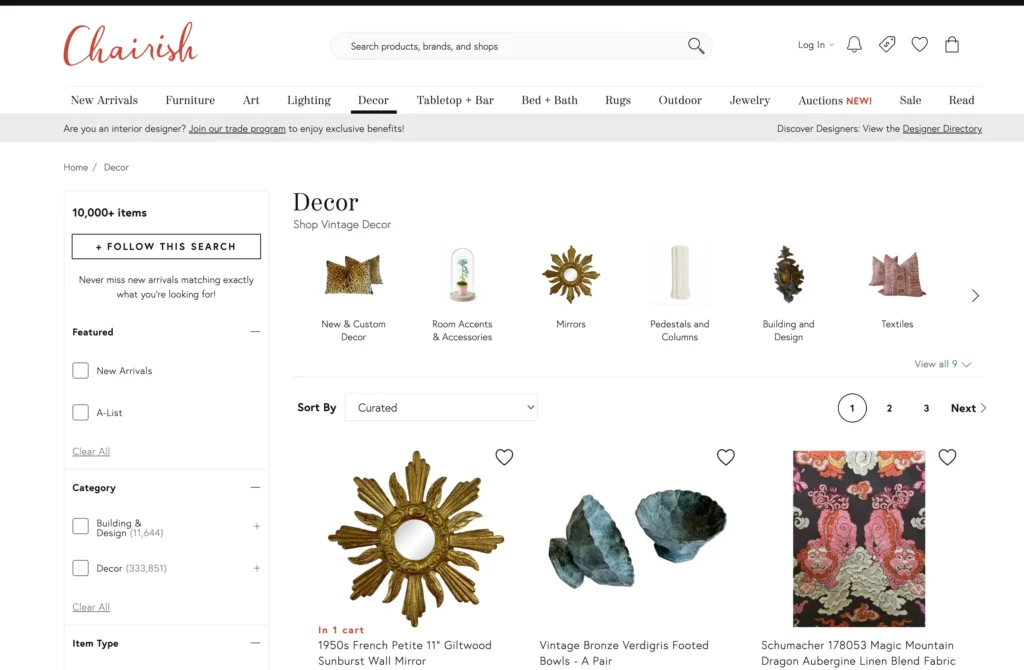 eclectic home decor