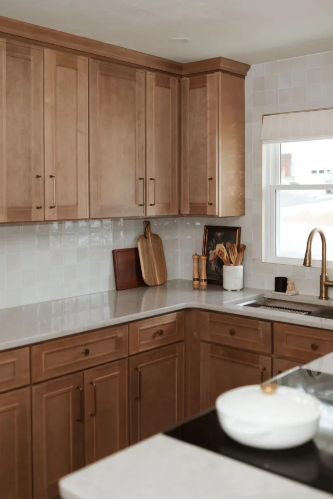 honey oak kitchens