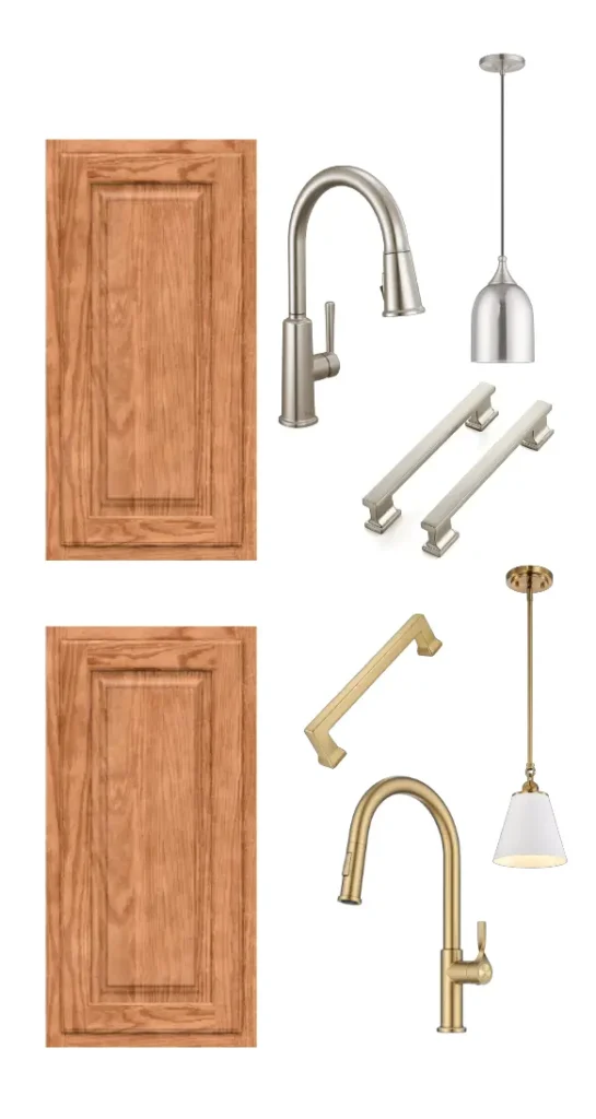 honey oak kitchens