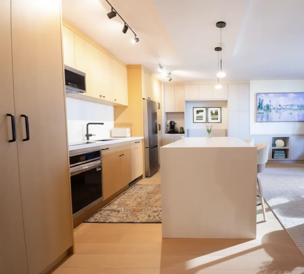 white oak kitchen