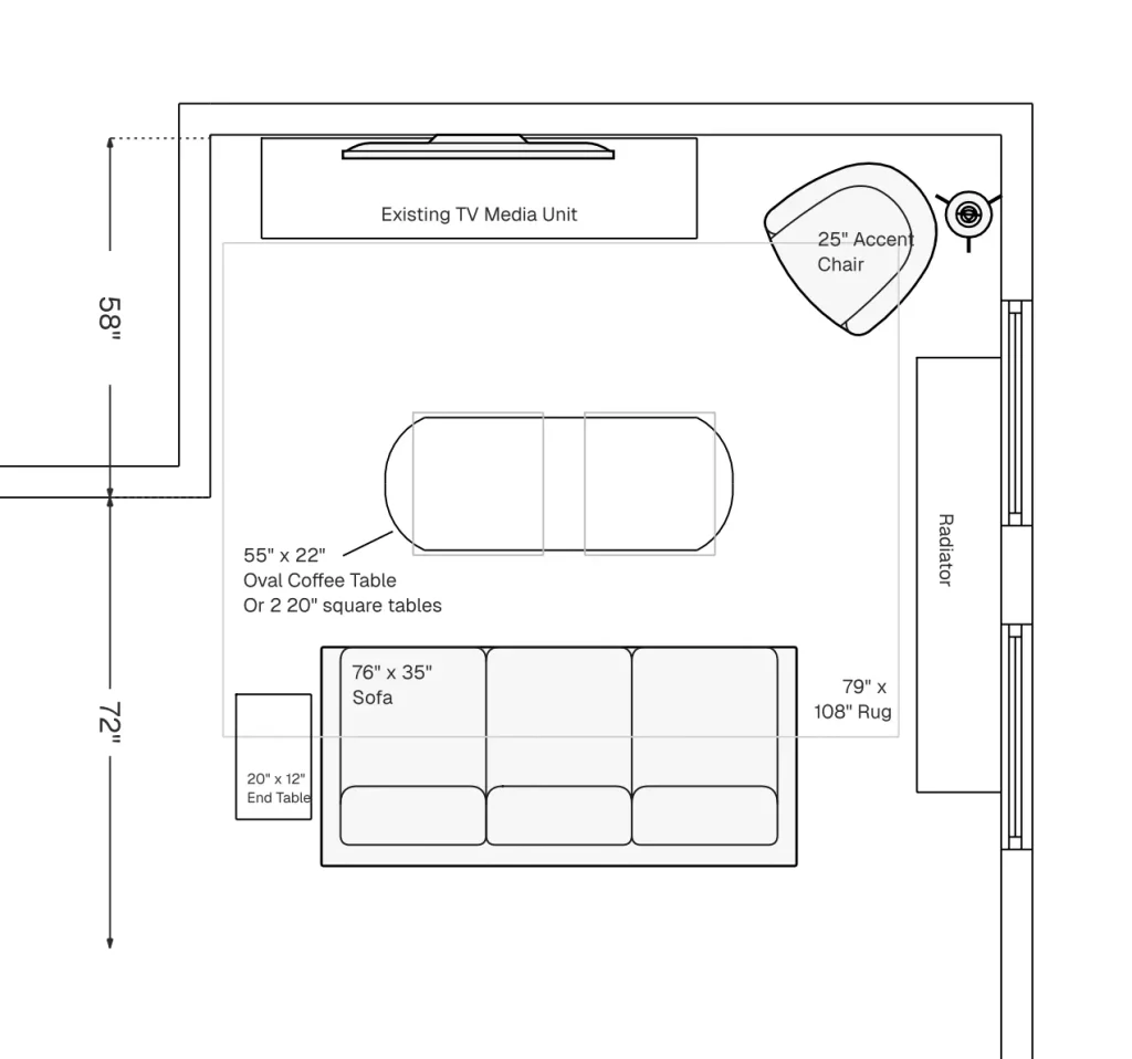apartment sofa